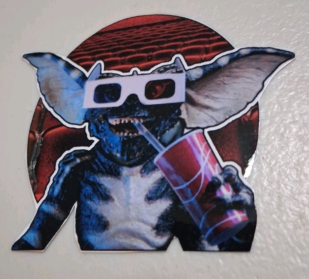 Gremlins At The Movies Vinyl Sticker NEW