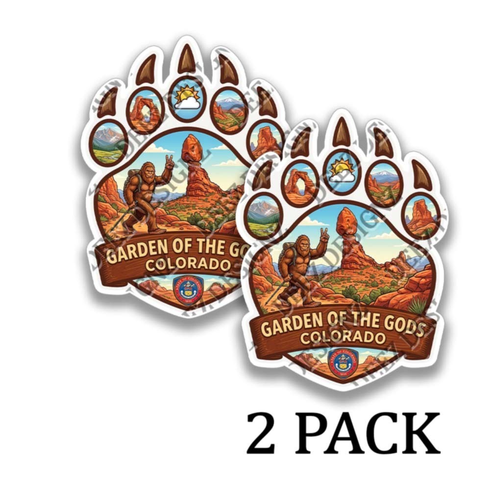 Colorado Garden of the Gods Decal Travel Stickers Window Decor 2 Pack 44068