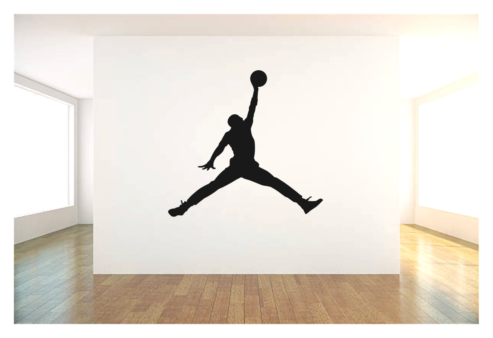 Michael Jordan Jump Man WALL VINYL ART DECAL 23X22″ BEDROOM HOME DECOR