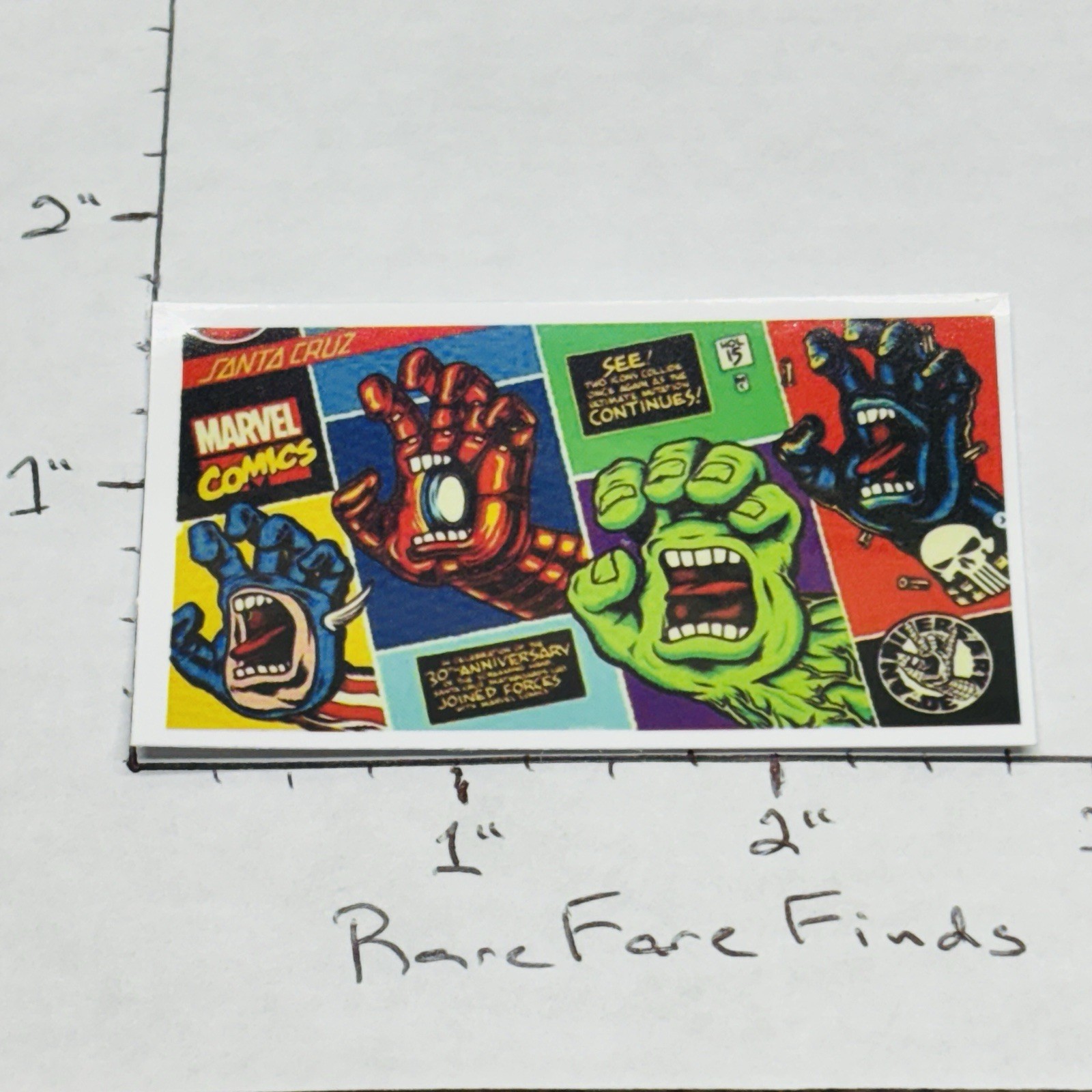 NEW‼ Santa Cruz Marvel Crossover Skateboard Vinyl Decal Sticker • w/ Tracking‼