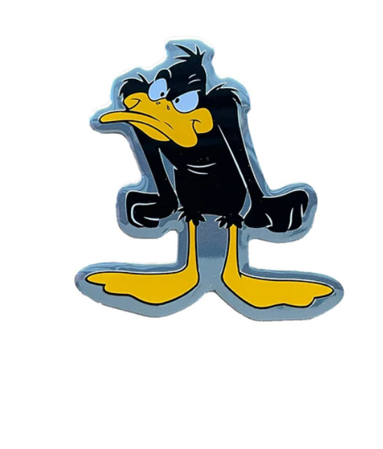 DAFFY DUCK – METALLIC STICKER – BRAND NEW 0027-M