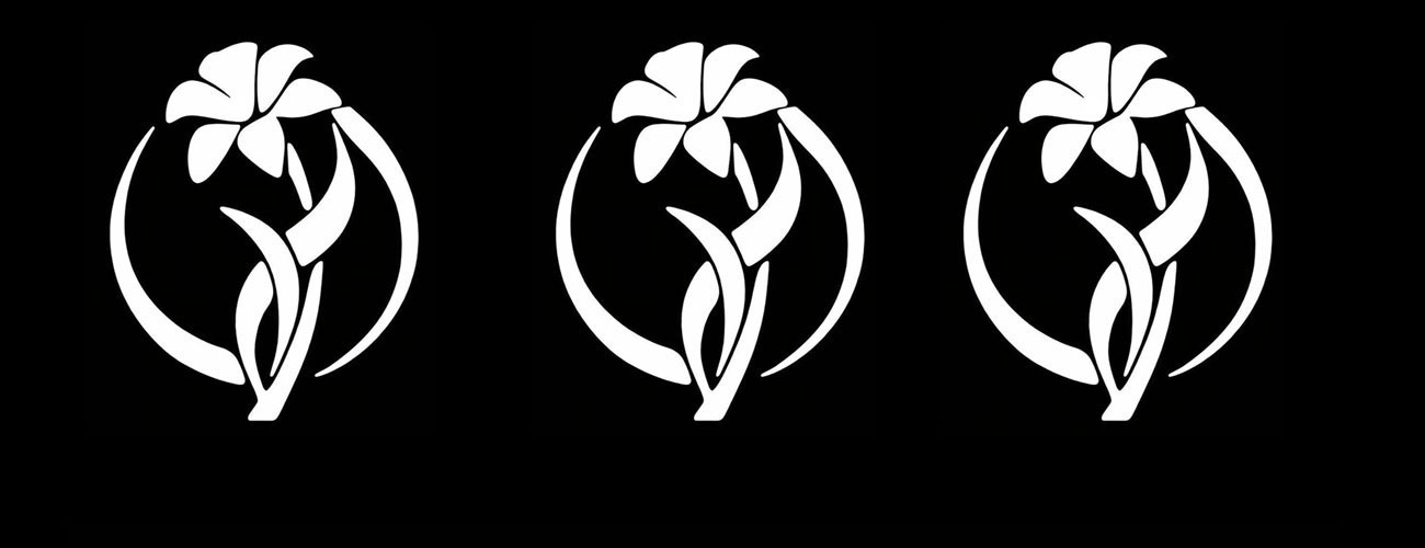 Lily Flowers White Vinyl Decals Windows Vehicle Tumblers Mugs Any Flat Surface