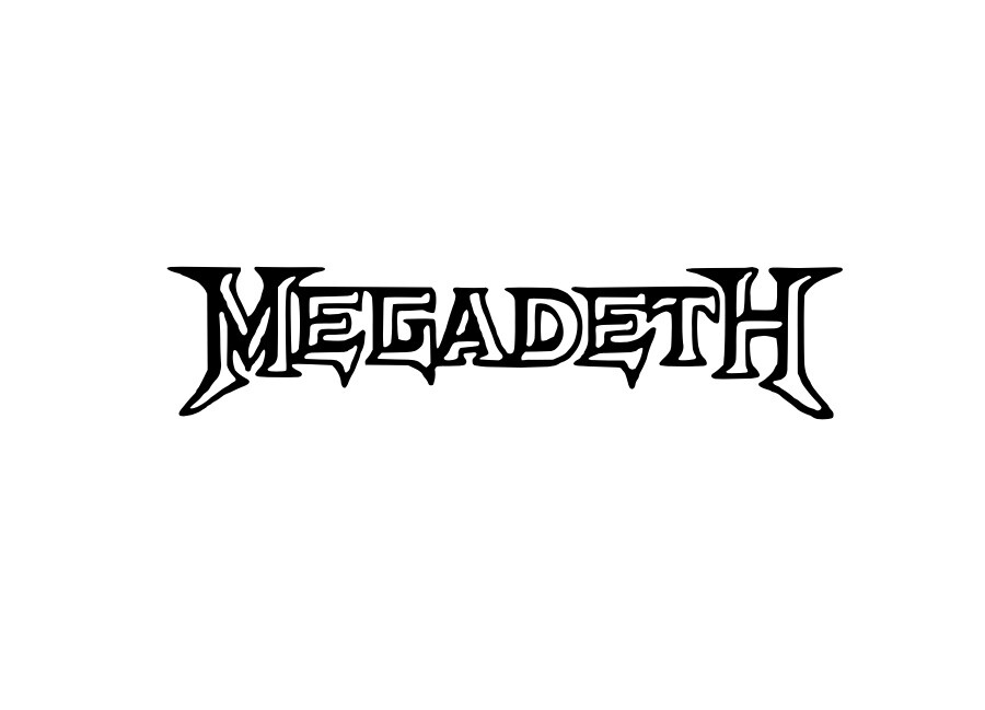 Megadeth Rock Band Die Cut Vinyl Decal Laptop Car Window Sizes up to 23″