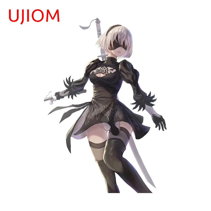 UJIOM Ingenious Nier 2B Eye Catching Picture Wall Sticker Trendy Creative Decal
