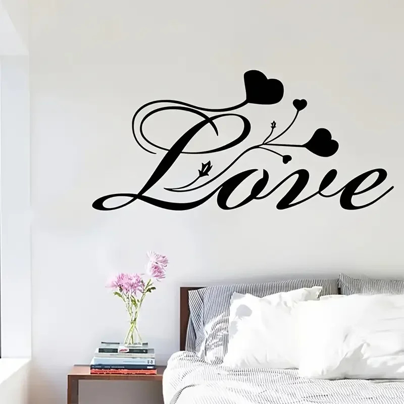 Creative Art LOVE Wall Stickers Decorations The Living Room Hallway Wall Murals