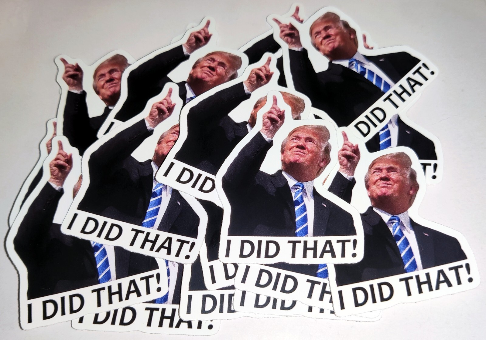 20 US SHIP Donald Trump “I DID THAT!” Stickers Decals Gas Station Pump Car 2×2.5