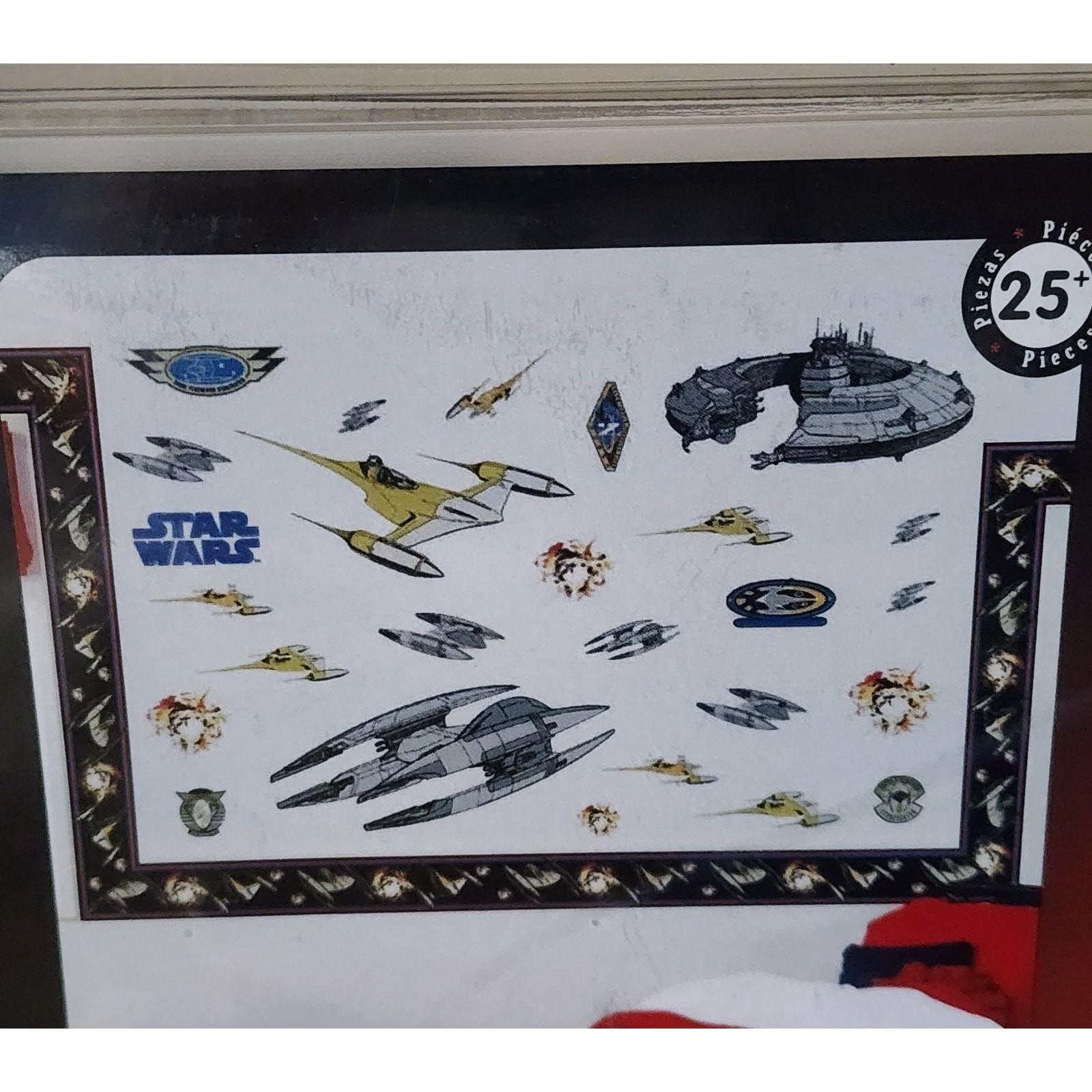 2 Star Wars Episode 1 TPM Jumbo Stick-Ups Set Of 25 Total 50 Wall Stickers 1999