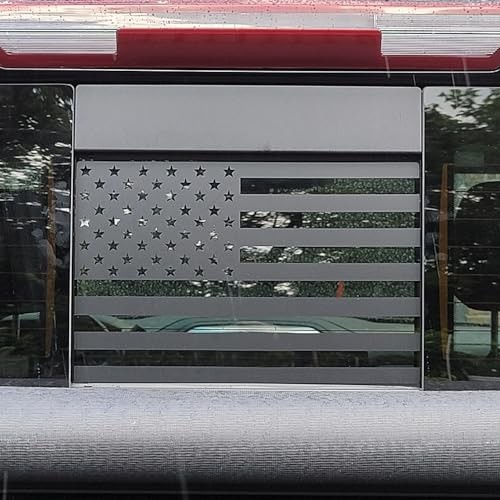 Rear Middle Window Decal Compatible with Chevy For 19-26 silverado Matte Black