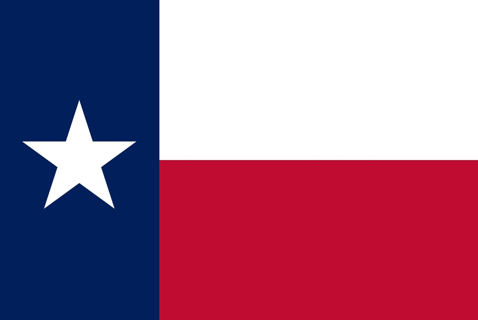 STICKER Texas flag red white blue lone star Made in USA rearwindow decal