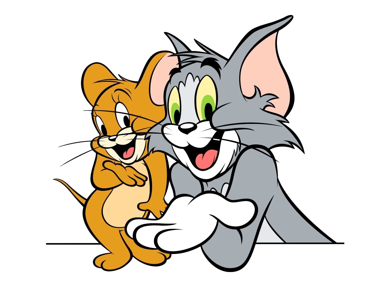 Wall Decor Tom And Jerry 38*41 Cm Vinyl Multicolor Wall Sticker For Home Decor