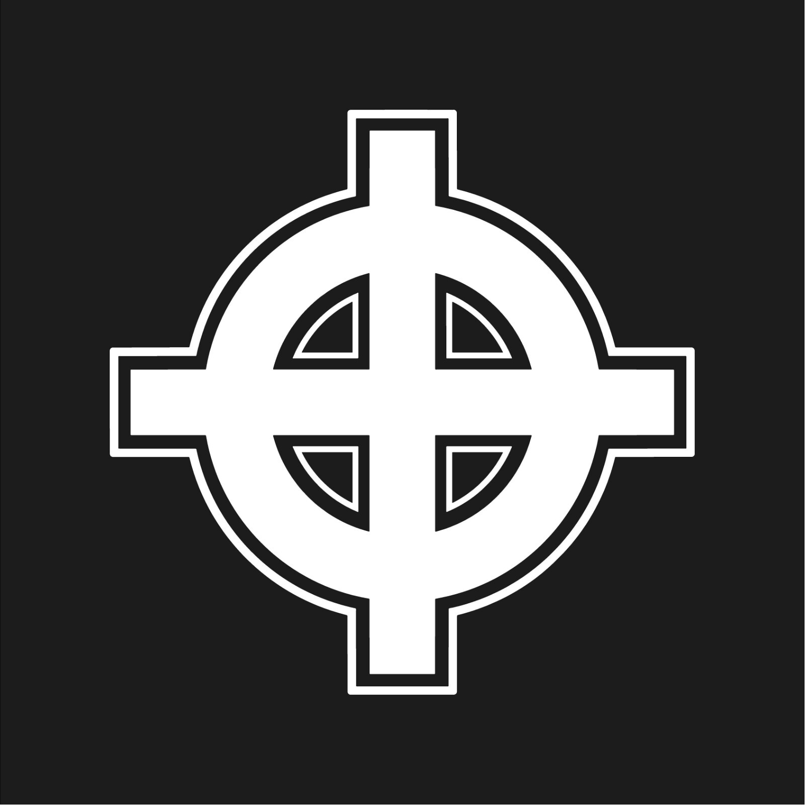 Celtic Cross Vinyl Decal Odin cross Irish Cross symbol Sticker