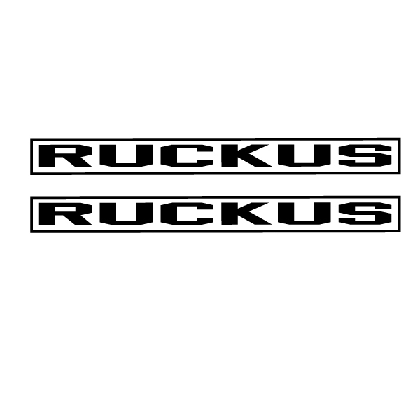 (2) Ruckus OEM for Scooter Vinyl Decal Sticker Car Window Wall Jdm Illest