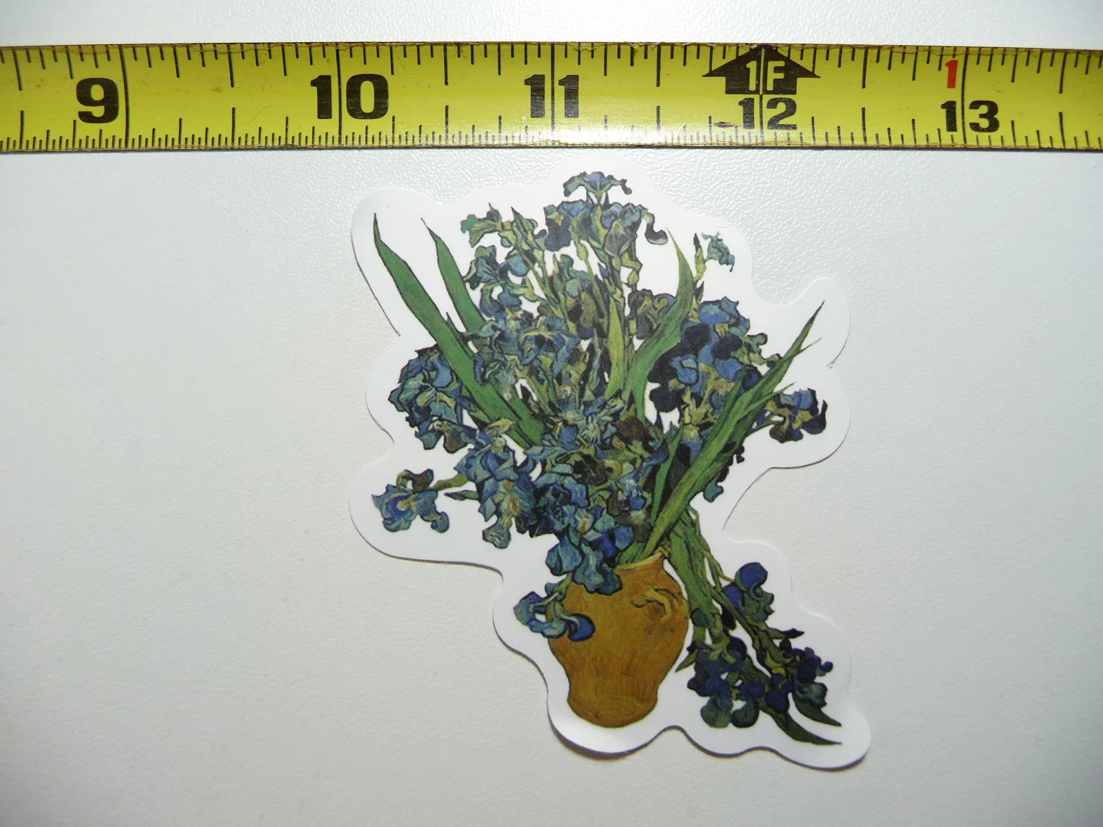 VINCENT VAN GOGH FLOWERS IN VASE SMALL STICKER DECAL CLASSIC ARTIST PAINTER