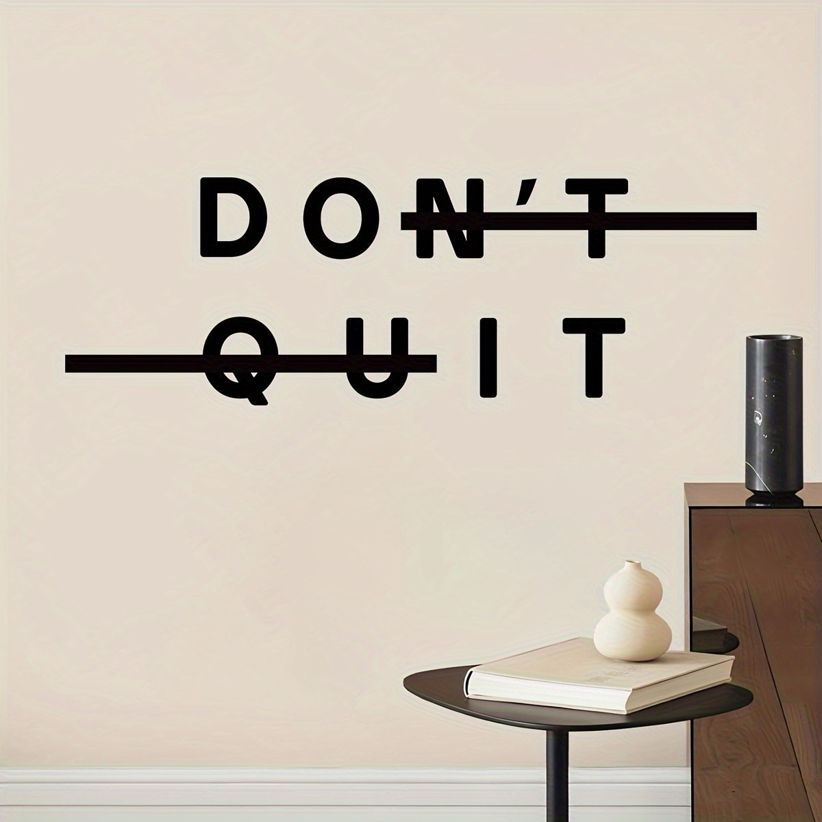 Don’t Quit Motivational Wall Decal Sticker Quote for Home Gym Office Decor
