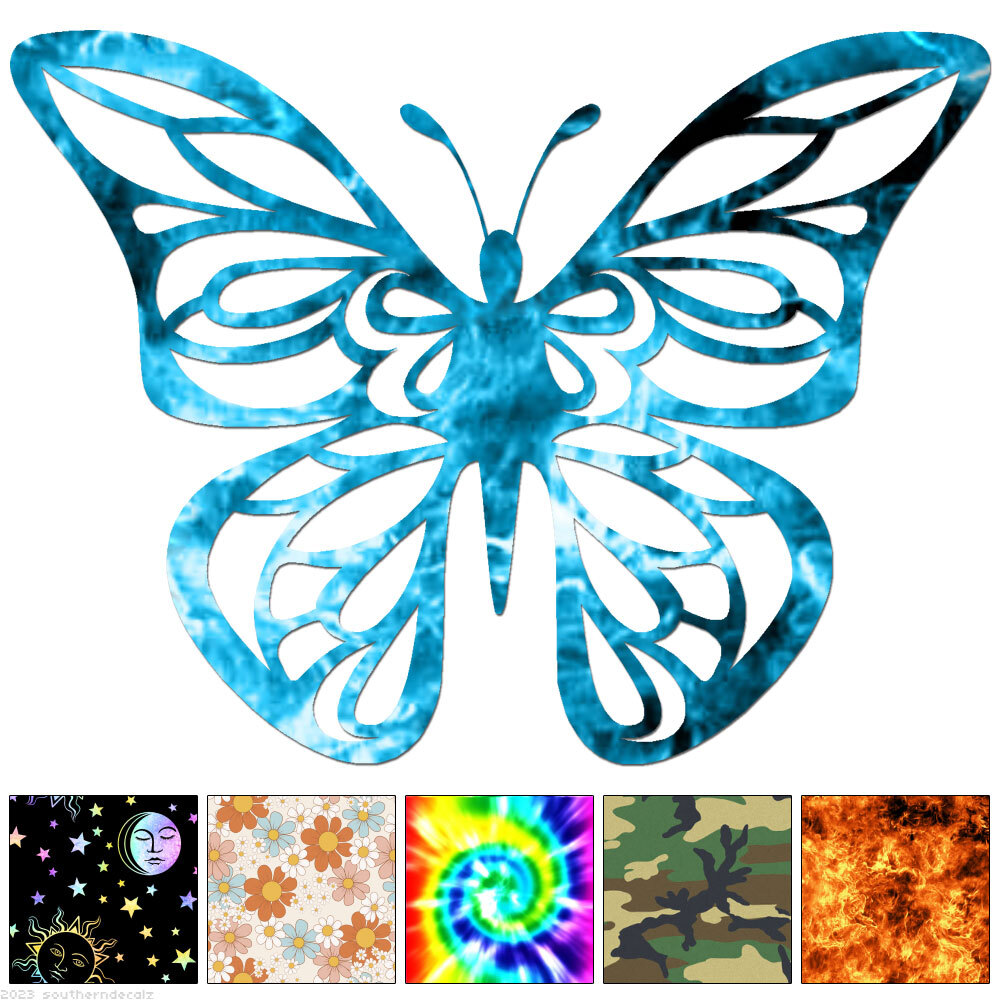 Monarch Butterfly – Decal Sticker – Multiple Patterns & Sizes – ebn7045