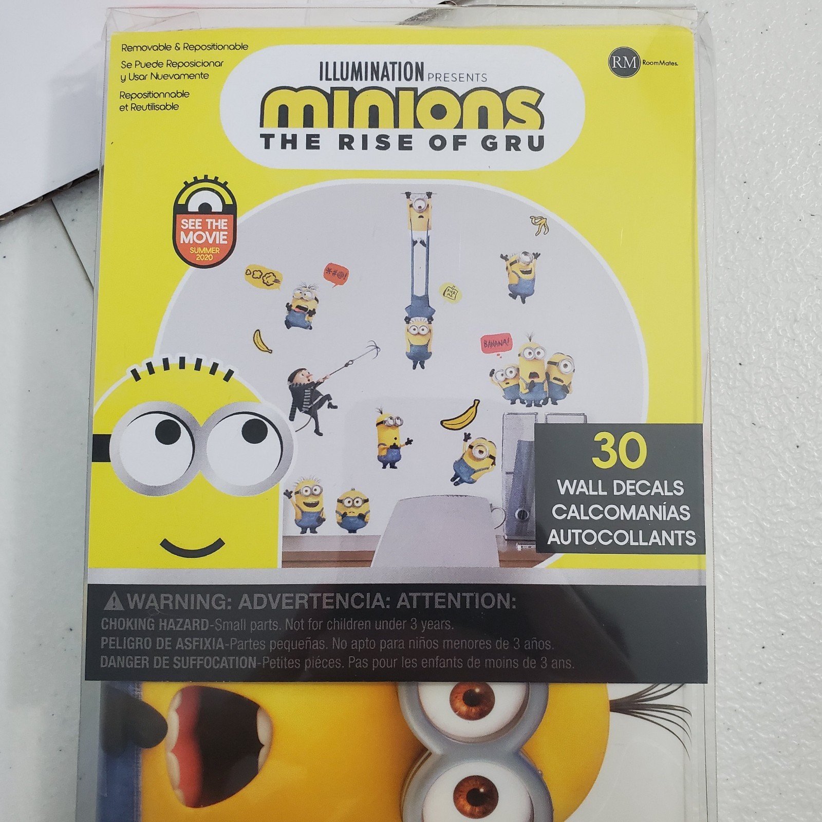 Minions Despicable Me Wall Decals Bundle Lot Of 2