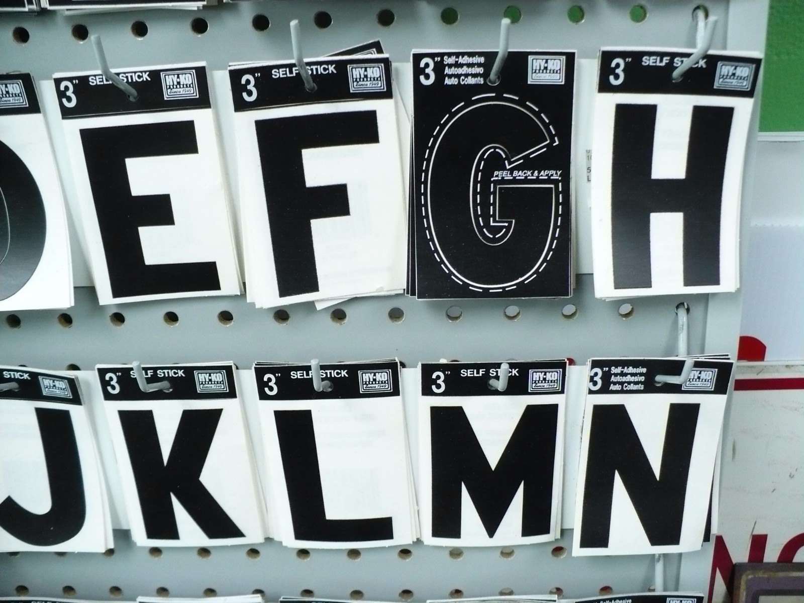 Vinyl Numbers & Letters, Matte Black 3″ Self-Adhesive (Price Per Number/Letter)