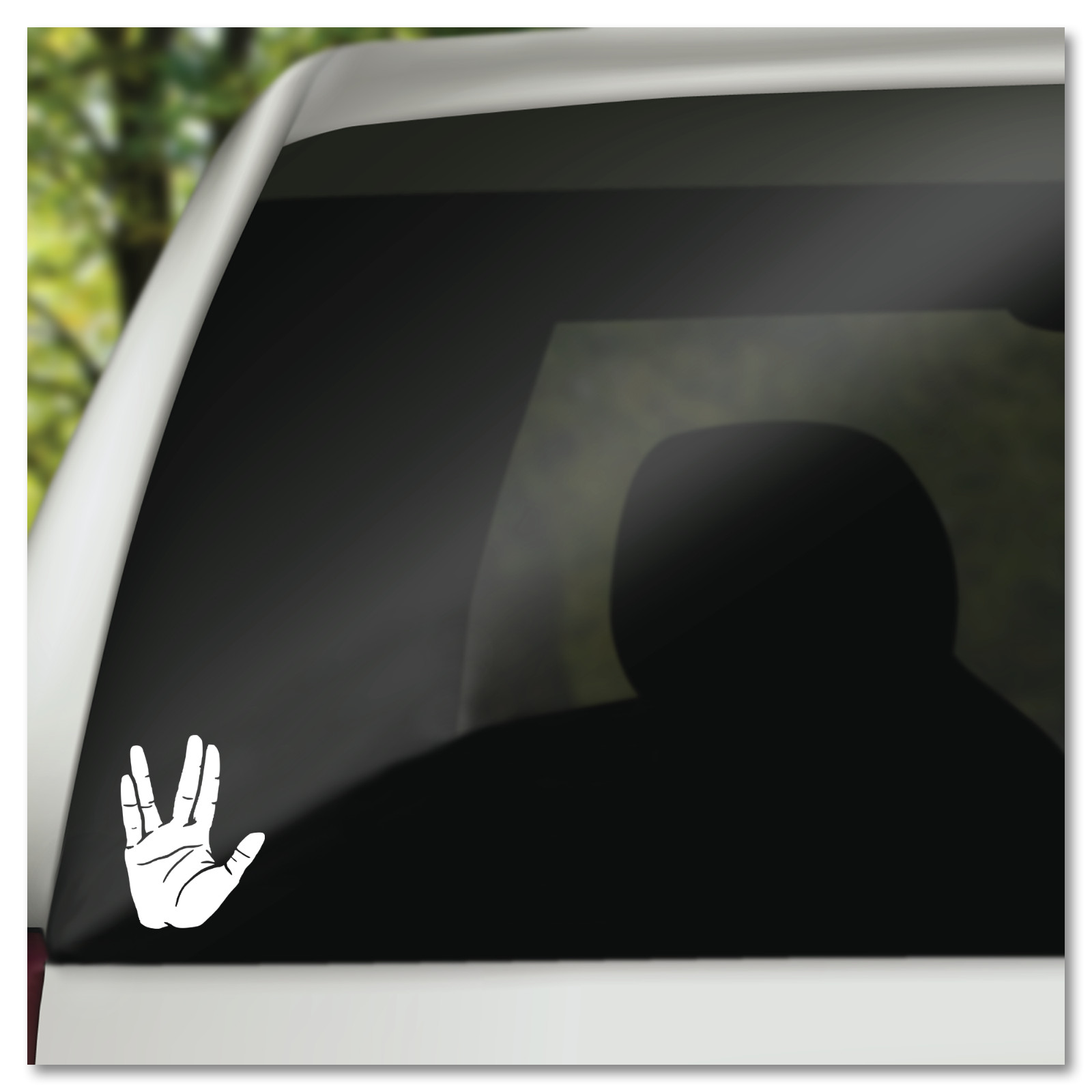 6″ Spock Hand Live Long and Prosper Star Trek TV Show Vinyl Decal Sticker