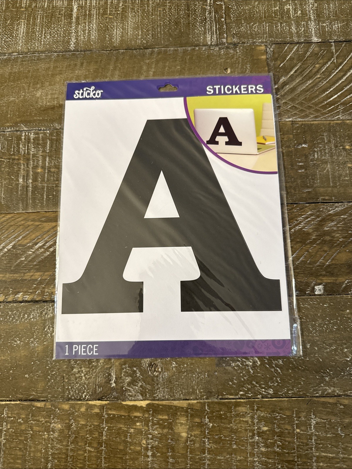 Sticko Large A Sticker 1 Piece