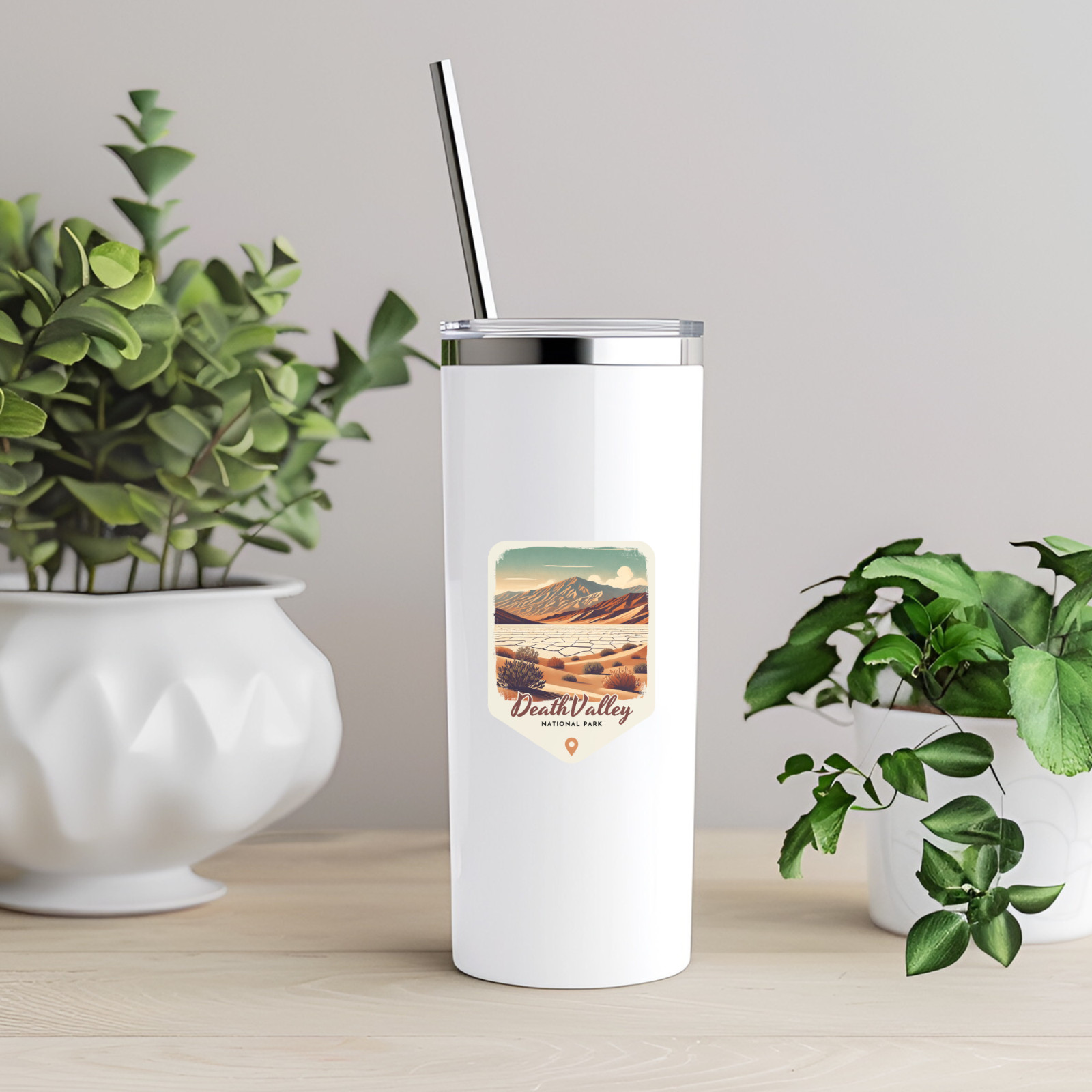 Death Valley National Park California Sticker Retro Style Waterproof Vinyl Decal