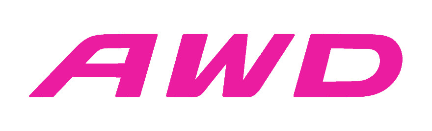 AWD, ALL-WHEEL DRIVE, (2 Stickers) Decal Stickers for Cars, Windows, Laptops