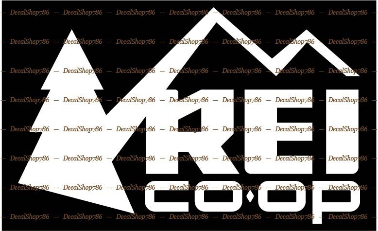 REI Gear & Clothing – Outdoors Sports – Car Vinyl Die-Cut Peel N’ Stick Decals