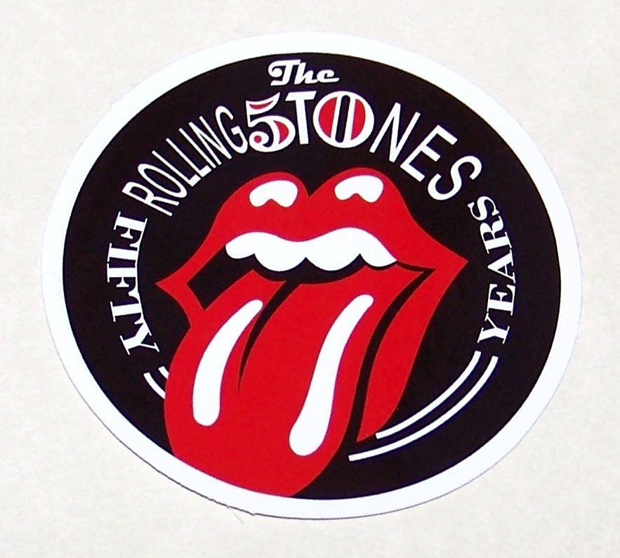 The Rolling Stones – Mouth Logo Die Cut Sticker Decal Music Band Rock “50 Years”