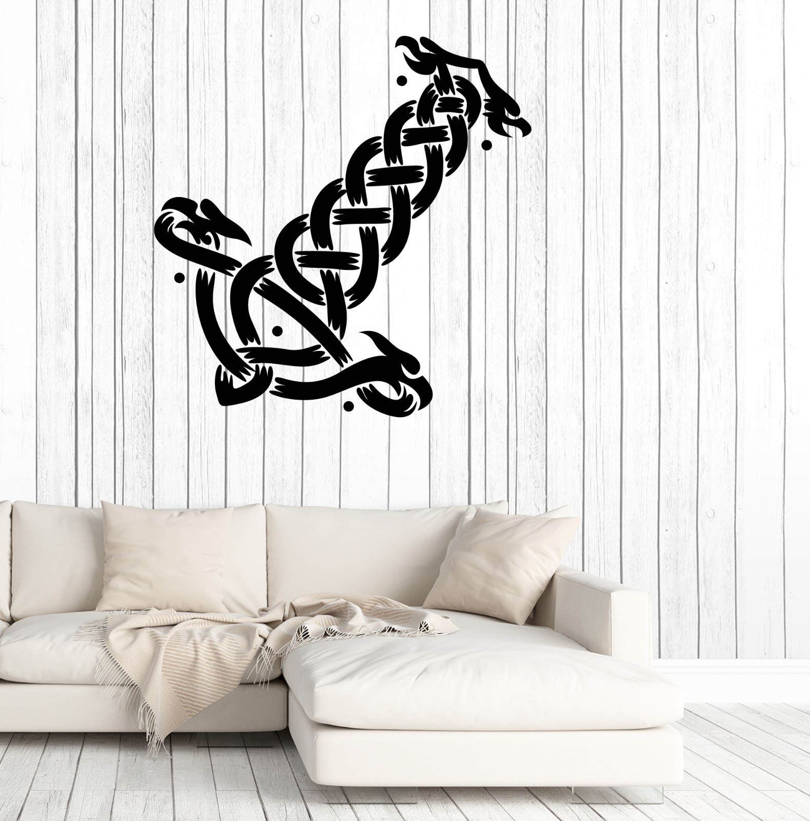 Wall Vinyl Decal Mjolnir Scandinavian Thor Hammer Vikings Interior Decor z4637