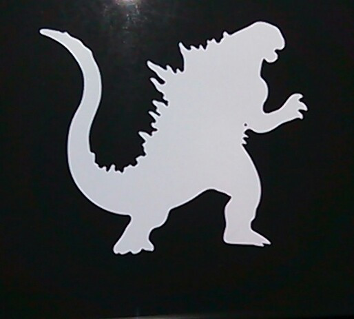 GODZILLA Vinyl Decal Sticker 5 1/2″ Inch or 4″ Inch