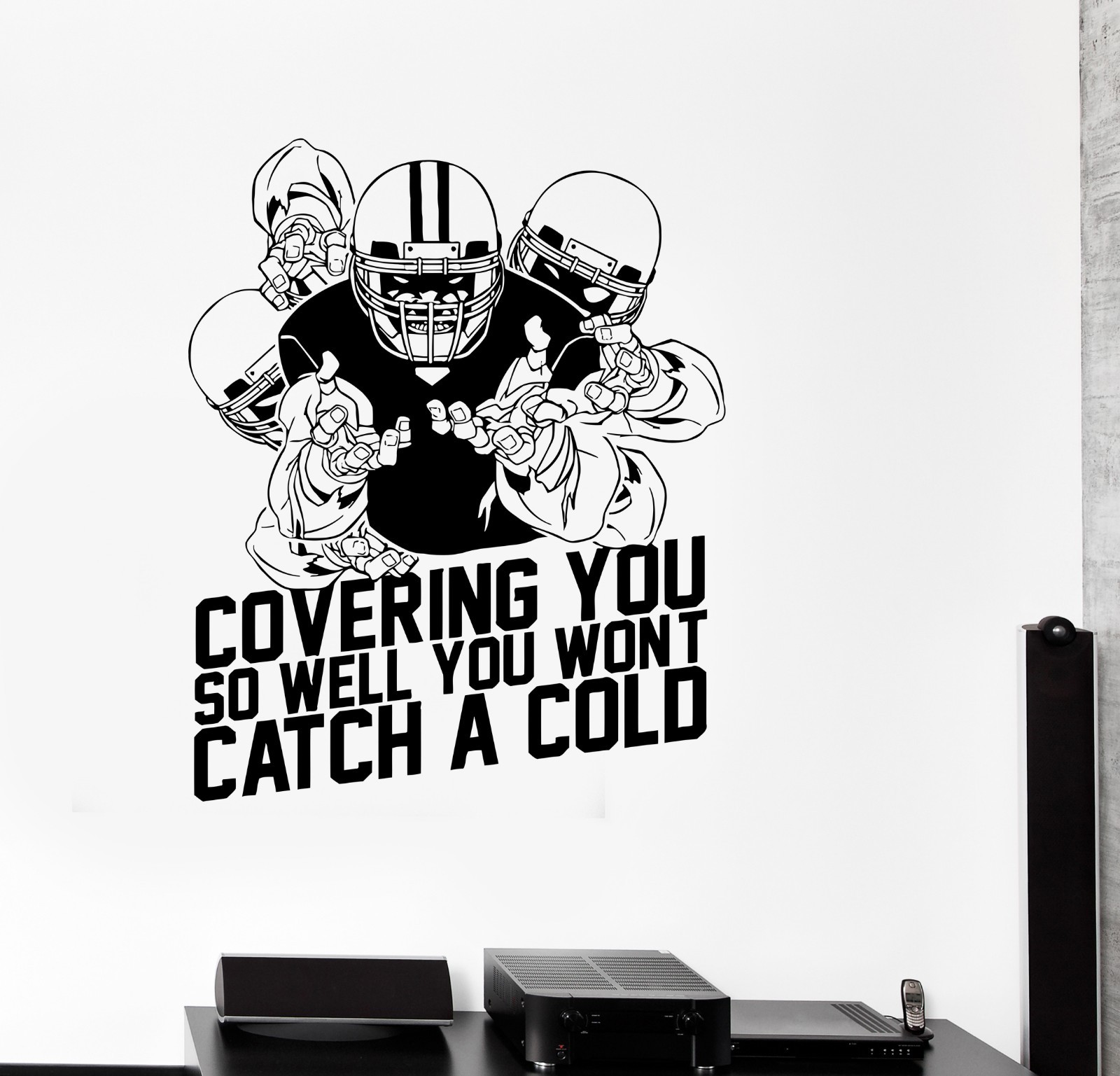 Wall Decal Game Football Players Sports Extreme Inscription Vinyl Sticker ed909