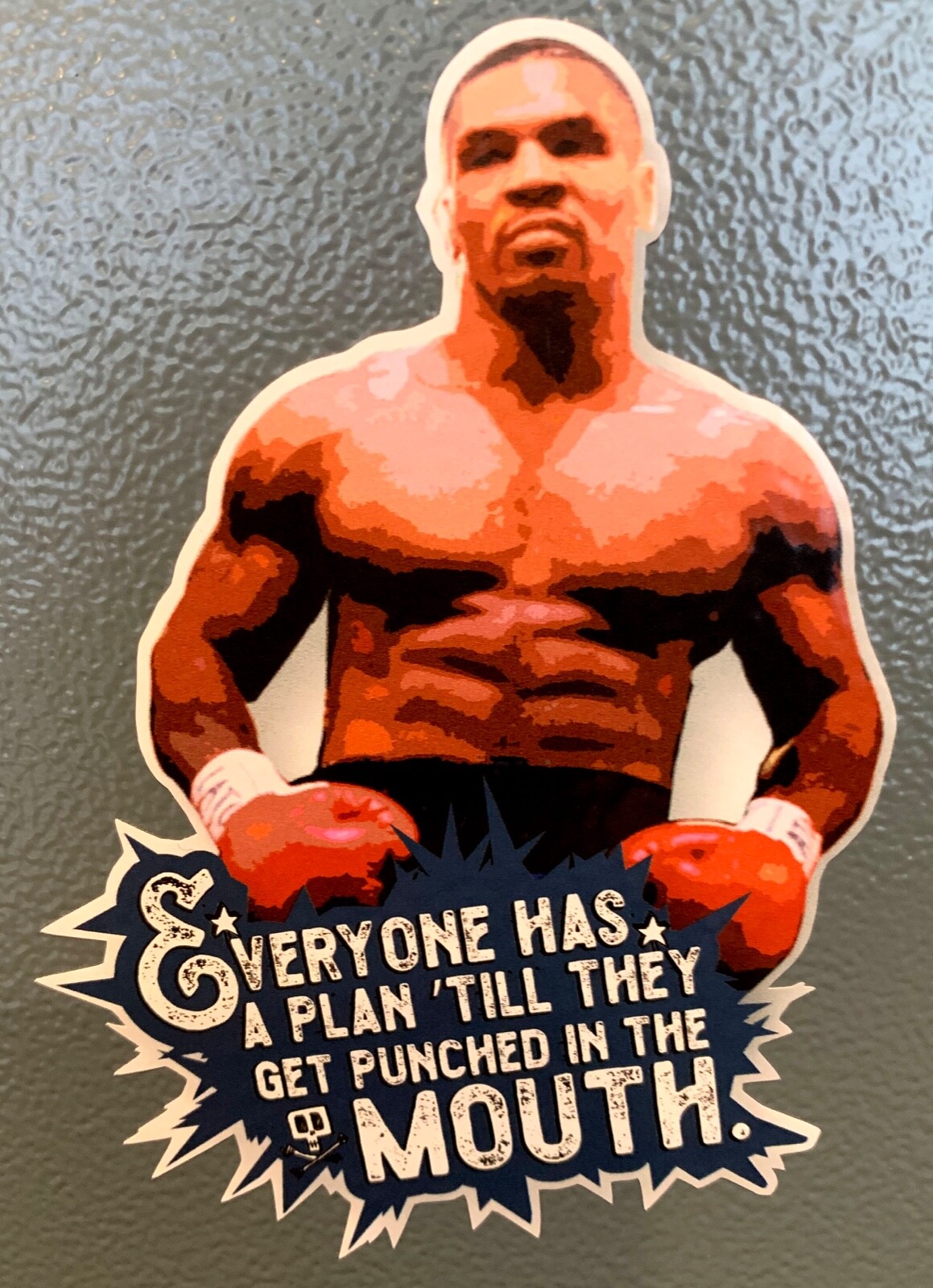 Mike Tyson: Punched in the mouth decal