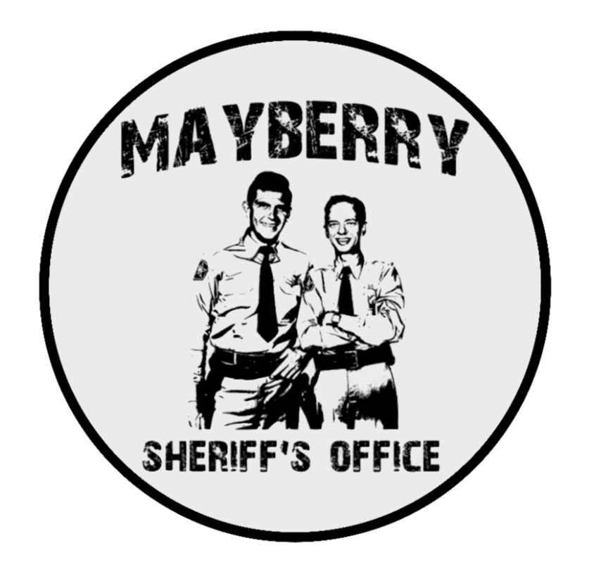 Andy Griffith Show – Mayberry Sheriffs Office – 4″ Vinyl Decal Car Cooler Laptop