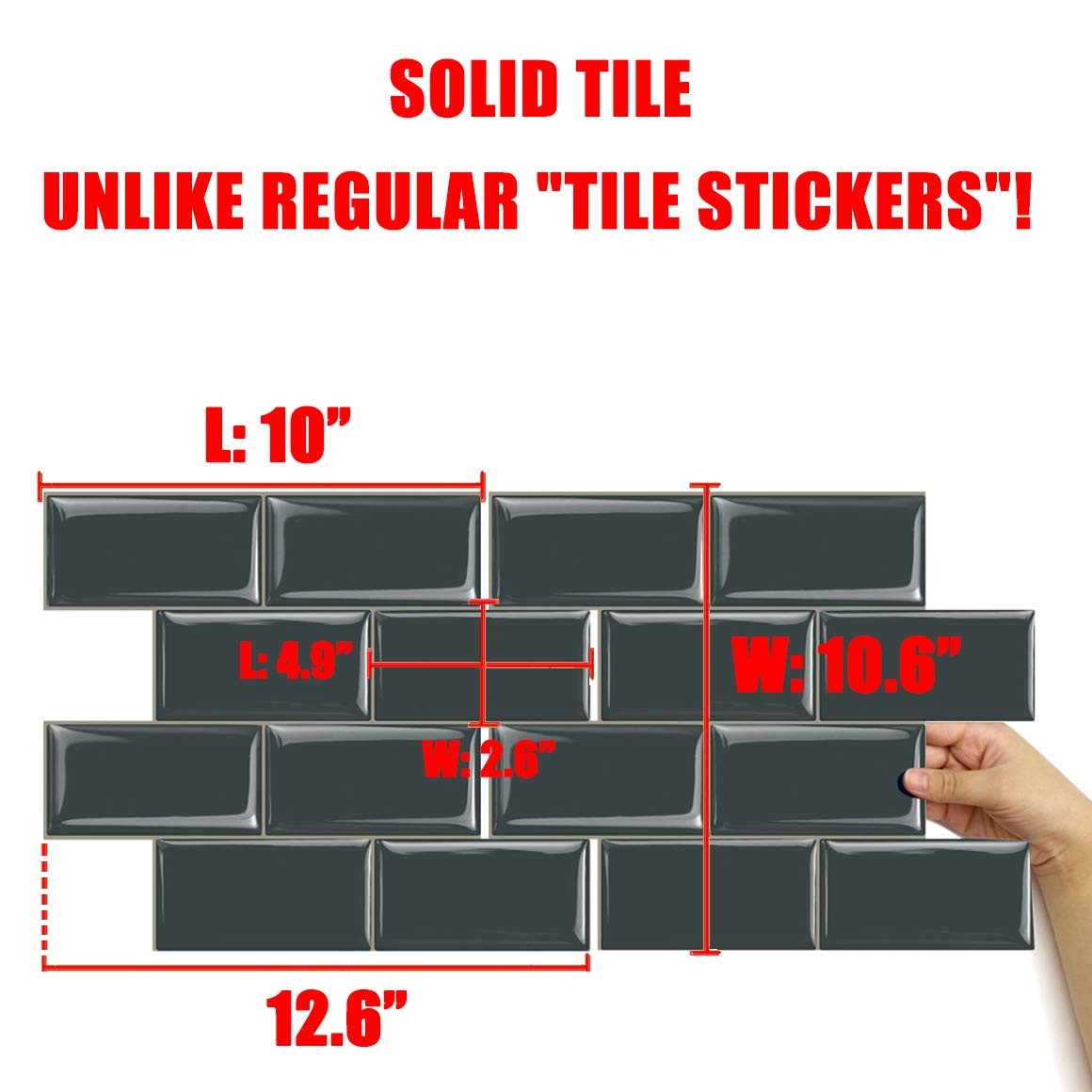 Peel and Stick Subway Tile, Stick on Tiles Backsplash for Kitchen & Bathroom …