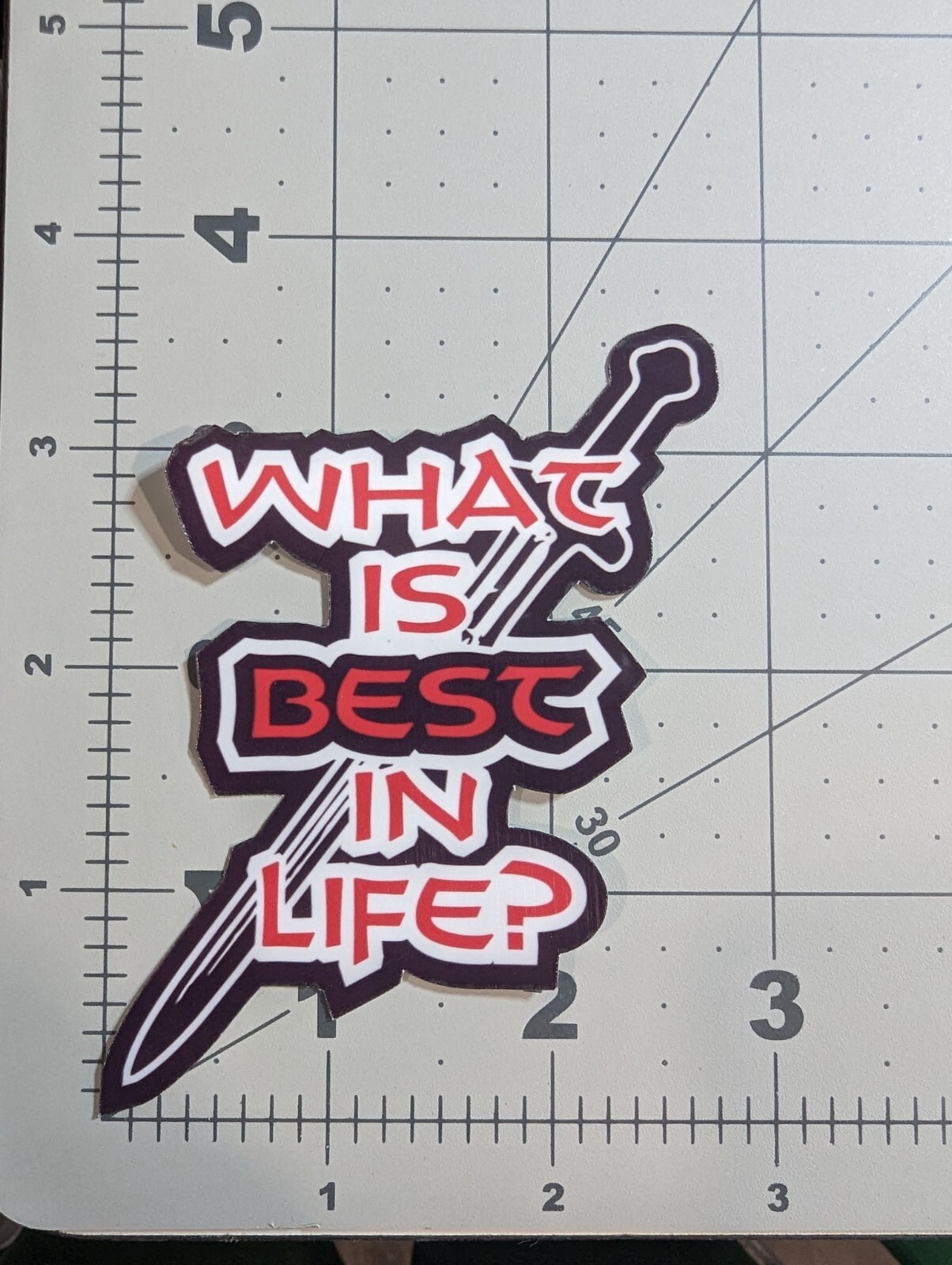 Conan the Barbarian / Destroyer movie quote die cut vinyl sticker your choice