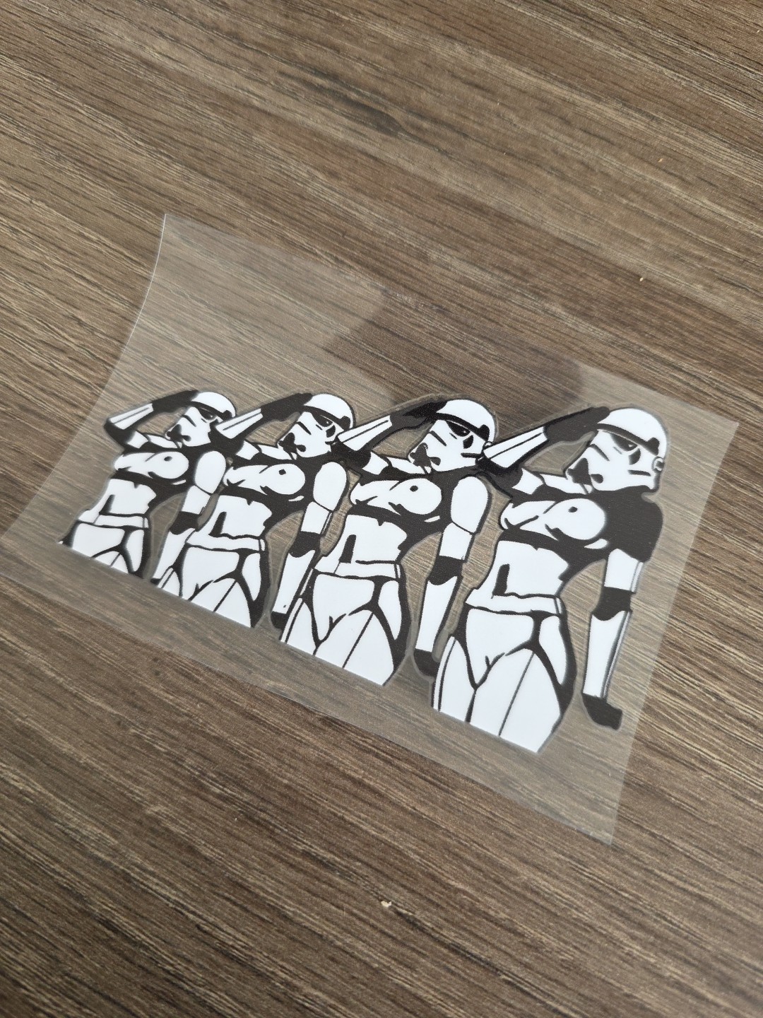 Star war Sexy Girl Darth UV DTF Decal Sticker Waterproof Raised Made In USA