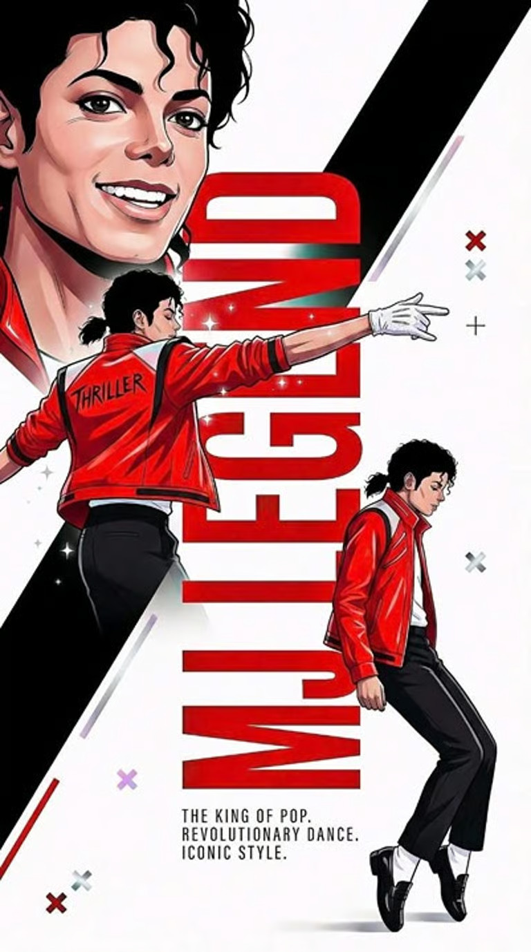 MJ Legend Sticker Decal Laptop Wall Mirror Cup Tumblr Locker