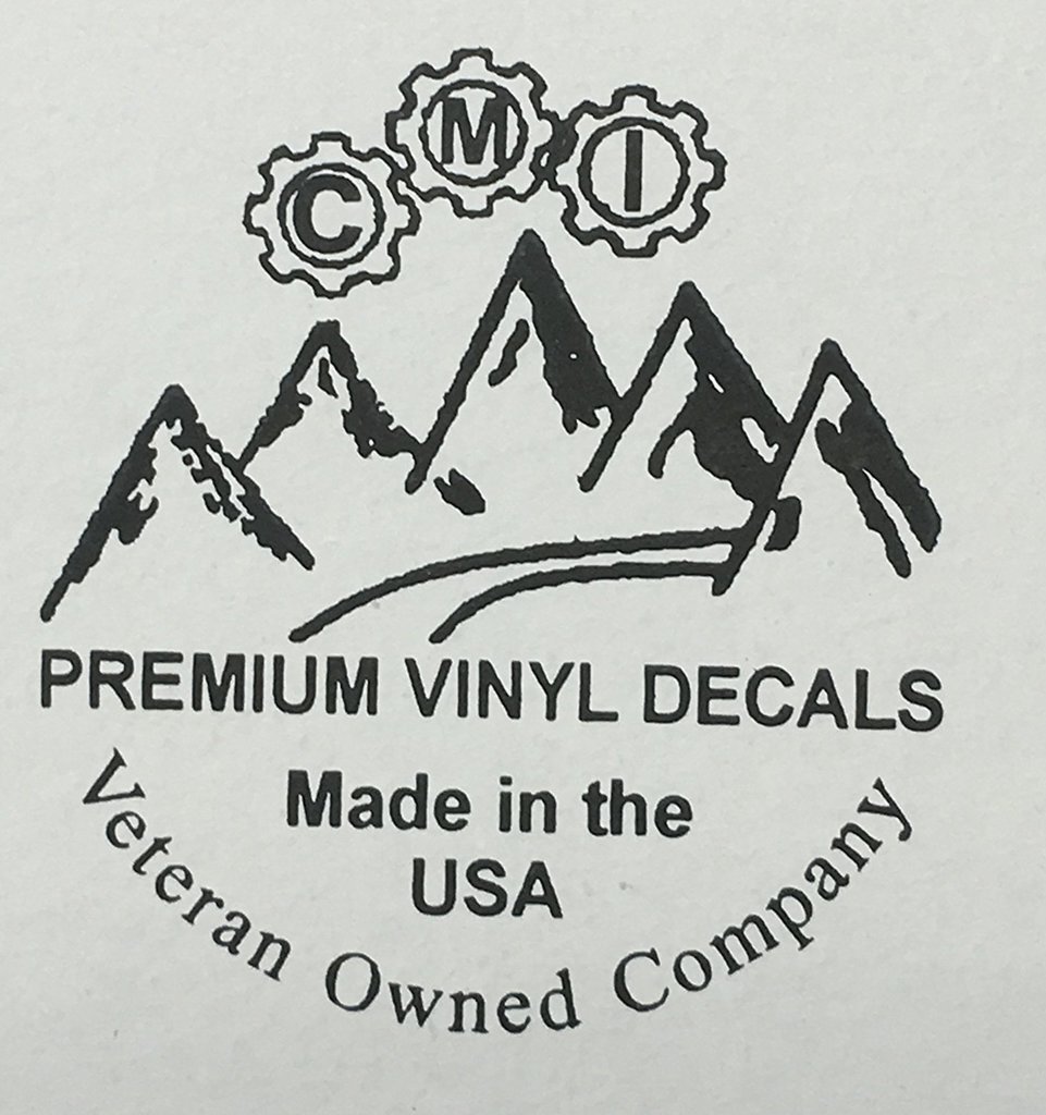 CMI NI693 T-Rex Vinyl Decal | 5.5-Inches Tall | Premium Quality White Vinyl