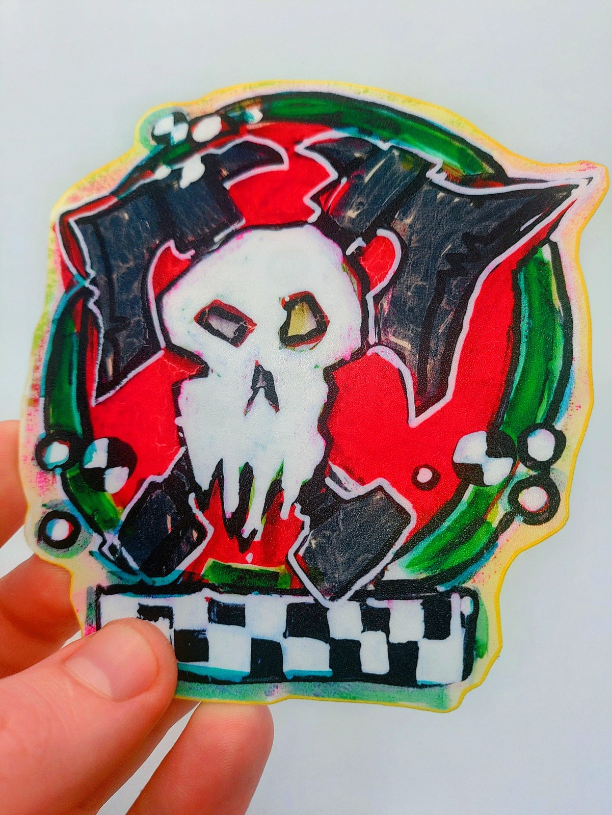 BLOOD AXES, Warhammer 40k Ork Clan Vinyl Sticker – 5 Inch Weatherproof Decal
