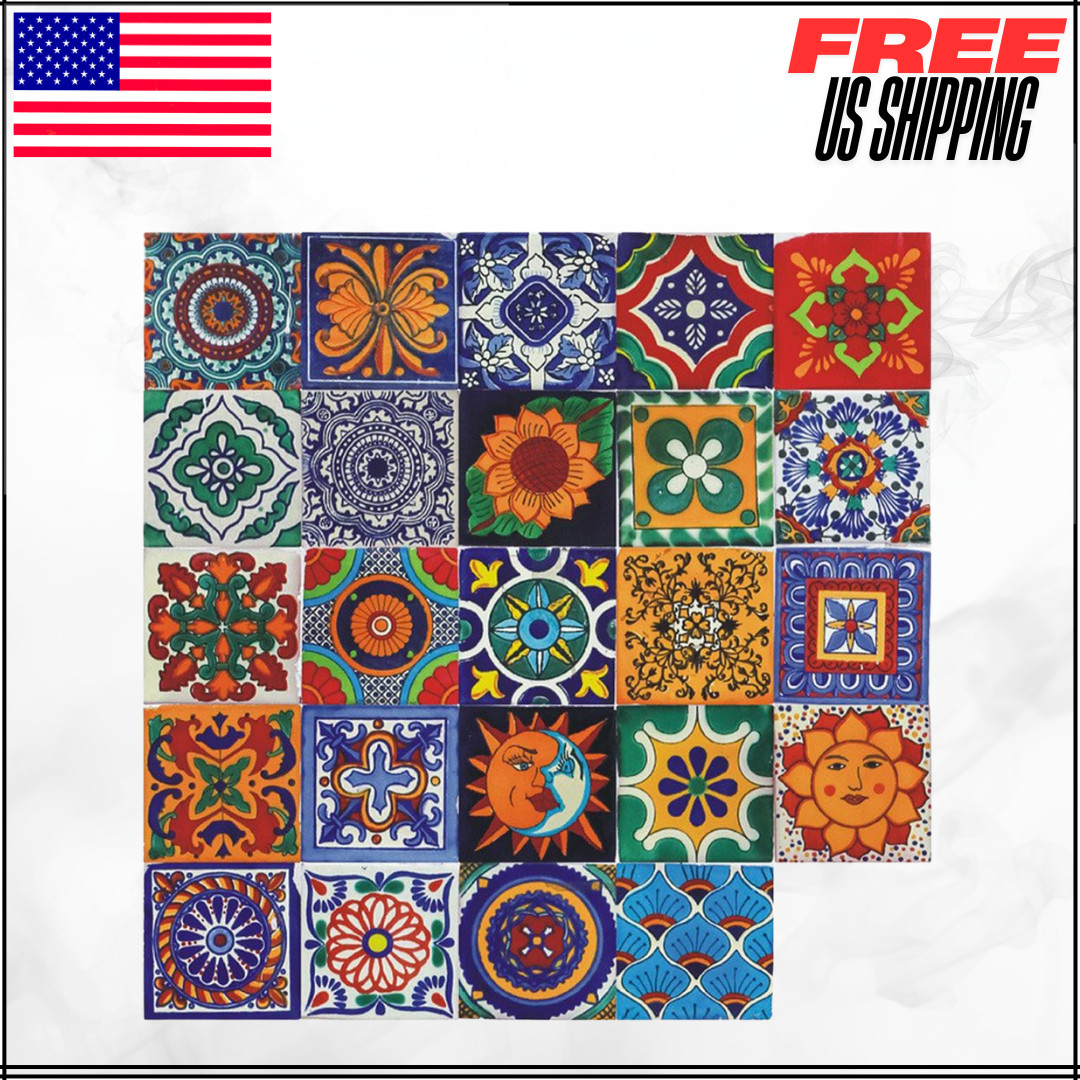 Peel & Stick Tile Stickers DIY Wall Decals Kitchen Bathroom 6″X6″ 24PC