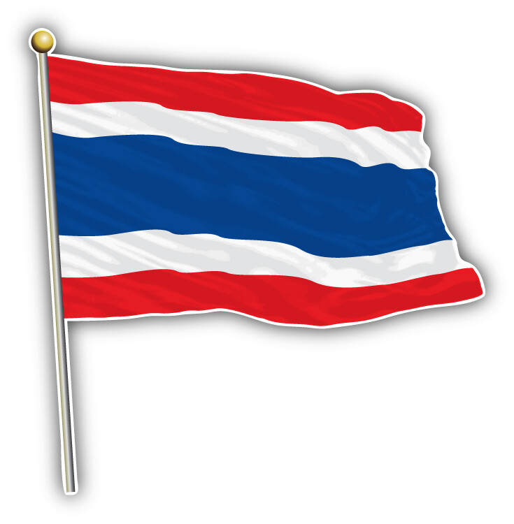 Taiwan World Flag Waving Car Bumper Sticker Decal