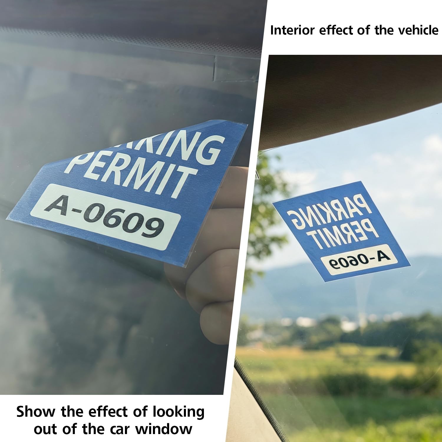 Car Windshield Sticker Applicator, Static Cling for Stickers Easy Application,..