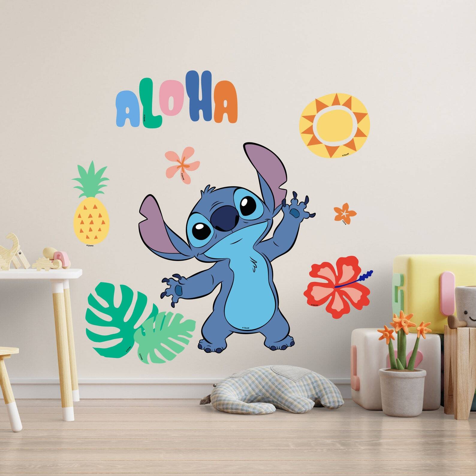 STITCH Room Decorations Removable Repositionable Wall Stickers Decal Home Decor