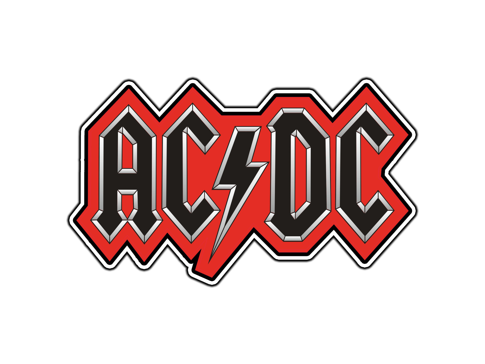 #2789 ACDC Logo #1 Sticker Brand Waterproof Vinyl Decal Die-Cut Car Laptop