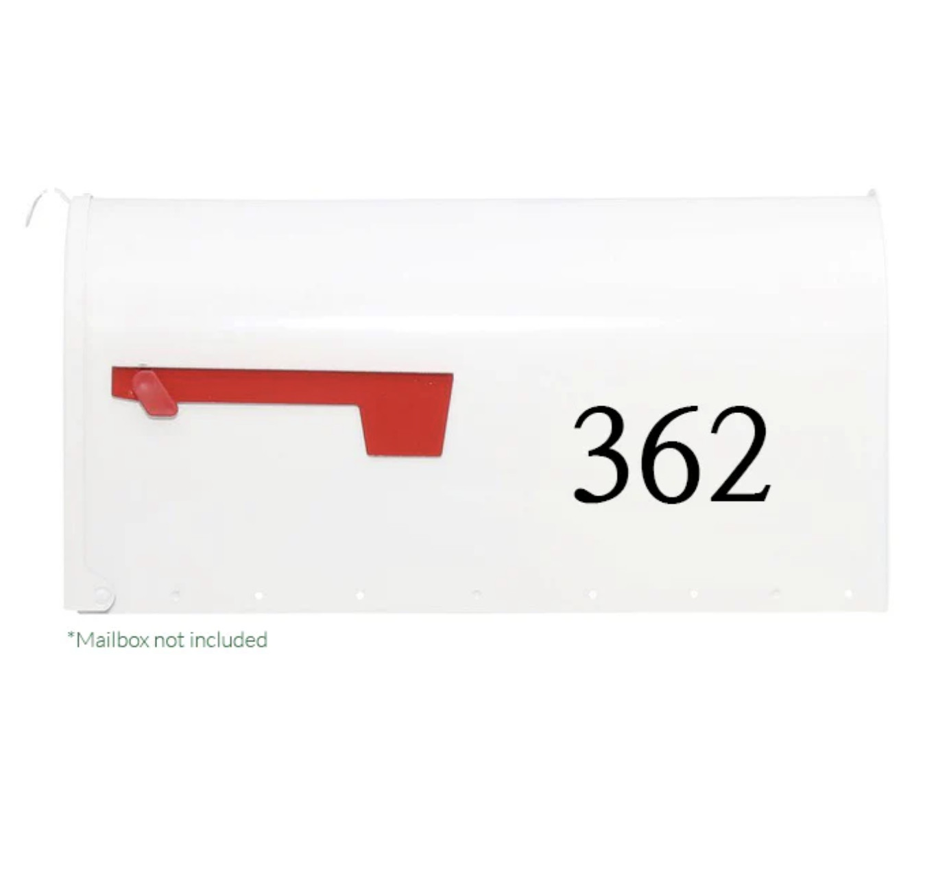 SET OF 2 Custom Mailbox Numbers Vinyl Decals / Stickers -Pick Size, Font & Color