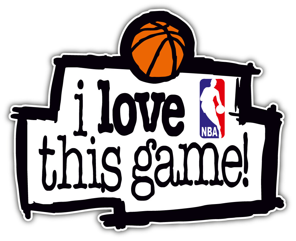NBA I Love This Game Basketball Sport Car Bumper Sticker Decal “SIZES”