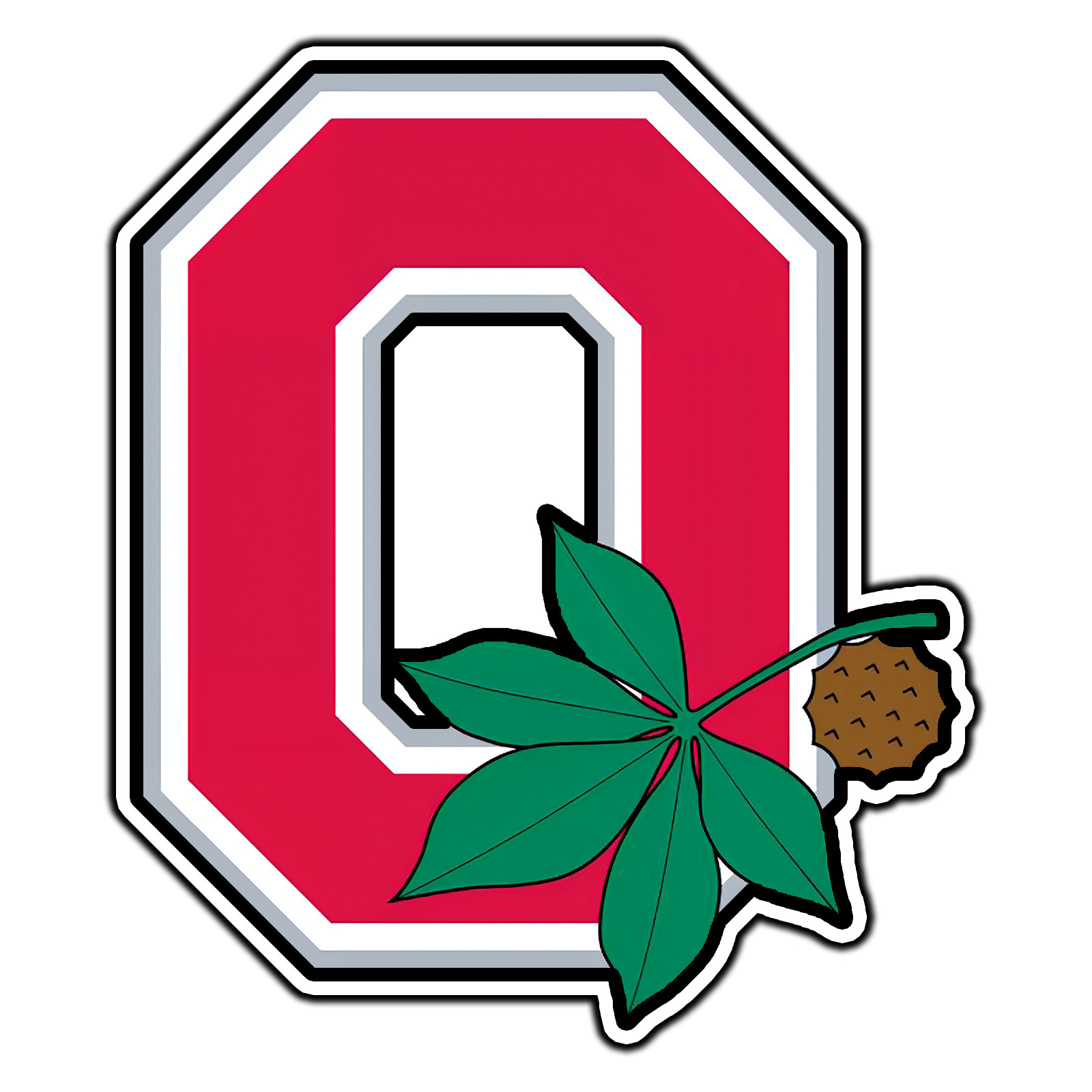 #3165 Ohio State Buckeyes Logo #5College Sticker Waterproof Vinyl Decal Die-Cut