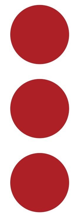 3″ Red Round Label Dots Stickers Color Coding Inventory 3 Inch Dot