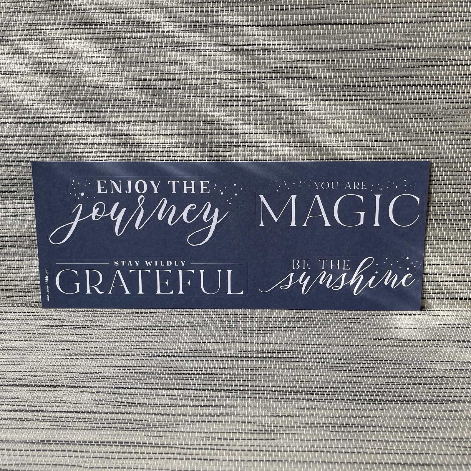 Happy Planner Sticker Sheet Self Assurance Positivity Magic Blue MAMBI