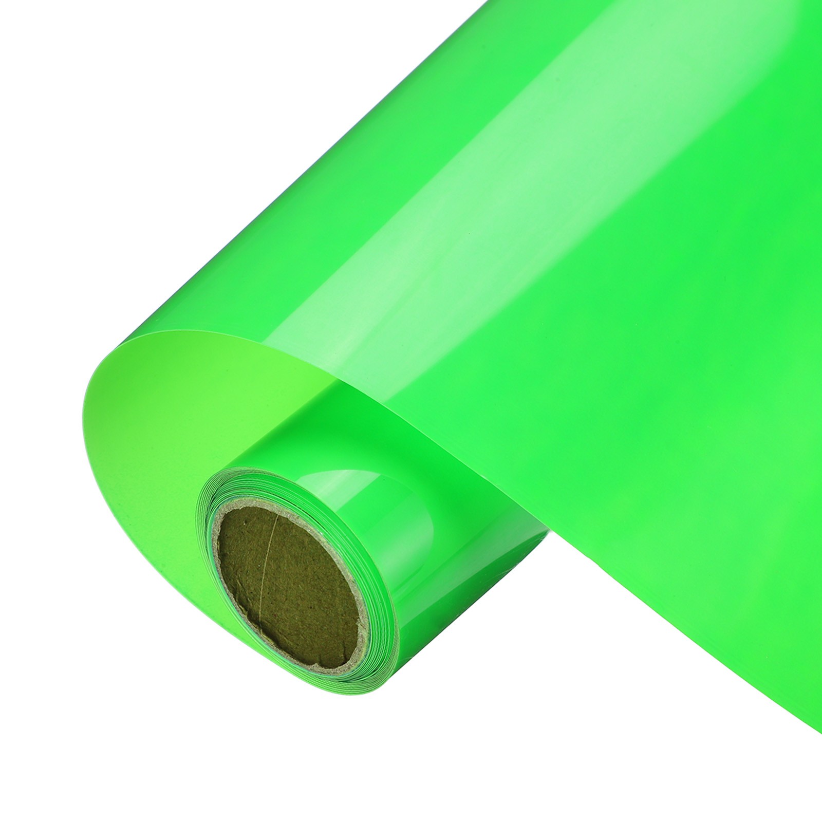 Fluorescent Green Permanent Vinyl, 10 Inch x 9.8ft Vinyl Roll