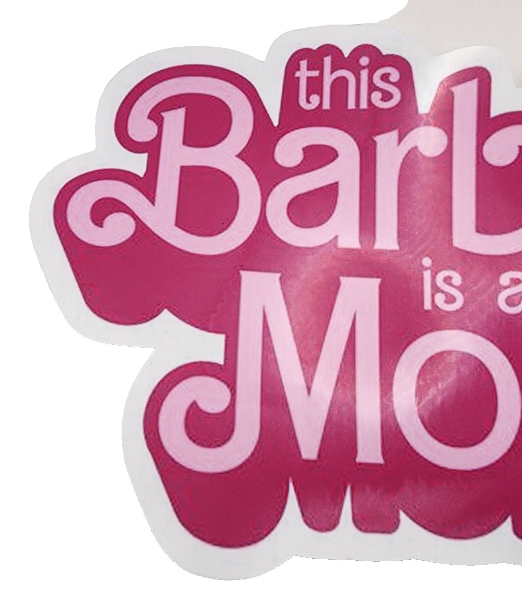 Mom Barbie Inspired Waterproof Car Decal Wall Poster Xbox Vinyl Sticker Cute